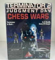 TERMINATOR 2 Judgment Day Chess Wars PC Big Box IBM Cd Rom Capstone * SEALED