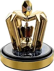 Car Air Freshener, Rotating Crown Aromatherapy, Long-Lasting Auto Purifier, Odor Removal, Decorative Car Deodorizer for Sports Car, Home, (3.94x3.94x3.74 Inches)