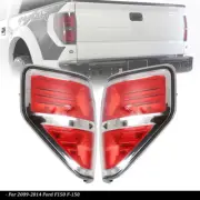 Tail Lights Brake Lamps Left + Right Halogen For 2009-2014 Ford F150 F-150 Rear (for: Ford)