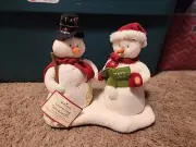2003 Hallmark Caroling Snowmen We Wish You A Merry Christmas Dance Sing WORKING