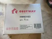 1 Costway Brown Shelf Side End Table w/ Open Storage Shelves HW63103 New In Box
