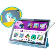 AIWA 10.1" WiFi Tablet with Stylus Pen & Foldable Case - Blue Pony
