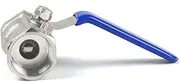 Brass Hose Connector DN8 SS304 Stainless Steel 1-Piece Ball Valve 1/4inch BSP