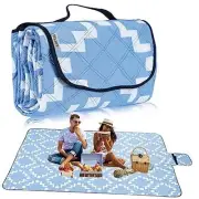 Large Picnic Blanket Beach Blanket Waterproof Sandproof Outdoor Blanket