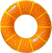 Bvizyelck Fruit Pool Float - Fruit Swimming Rings, Orange Lime Watermelon Kiwi Swim Tube Raft,Funny Large Pool Ring Float Fun Portable for Swimming Pool