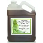 BLACK CASTOR OIL PURE ALL NATURAL CARRIER OIL ORGANIC BY DR.ADORABLE 7LB/GALLON