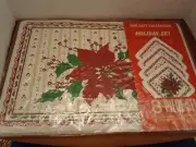 VTG Cannon Christmas Holiday Bells 8 Piece Table Set Bonus Placemats & Coasters