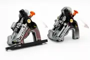 Juin Tech GT-F Cyclocross eBike Bicycle 4-Piston Disc Brake Caliper Set Gray