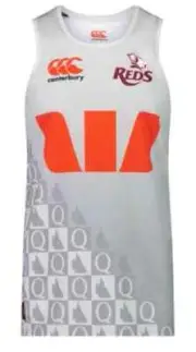 Queensland Reds 2023 Rugby Union Mens Training Singlet Sizes S-6XL BNWT
