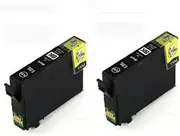 2 x 39XL Black Ink Cartridges Compatible with Epson C13T04L996 for Epson Home XP-2105 XP-4105