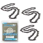 3x Chainsaw Loop 84DL 3/8 .063 Semi Chisel fits Baumr-Ag SX82 82CC