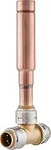 SharkBite Max 1/2 Inch Residential Water Hammer Arrestor, Push to Connect Brass Plumbing Fittings, PEX Pipe, Copper, CPVC, PE-RT, HDPE, UR22630