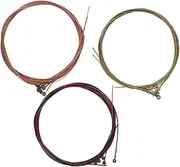 ibasenice Guitar String Replacement Kit 3 Bags of Folk Guitar Strings for Beginners Comfortable