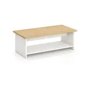 Esma Coffee Table Rhine Light Oak and White