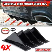 Rear Bumper Diffuser Lip Splitter Shark Fin Trim Cap For Chrysler 300 Universal