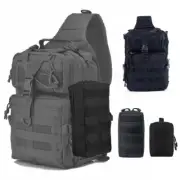 Tactical Molle Sling Backpack 20L Military Rucksack Nylon EDC Molle Pouch Lot