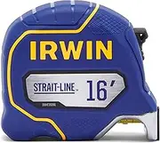 Irwin Strait-LINE Tape Measure, 16 ft, Includes Retraction Control, for All Your Measuring Needs (IWHT39391S)