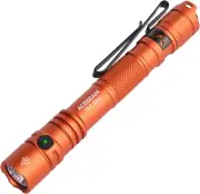 TAC 2AA EDC Tactical Dual Modes Flashlight Rechargeable, 1600 High Lumens Fla...