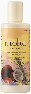 Moha: 5-in-1 Coconut Hair Oil for Healthy, Smooth & Shiny Hair & Scalp - All Hair Types (200 ML)