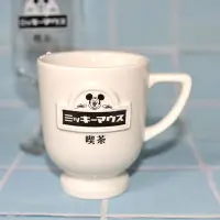 在飛比找Yahoo!奇摩拍賣優惠-米奇 昭和復古風 磁器馬克杯 咖啡杯 日本正版 210ml 