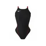 (女) MIZUNO SWIM 連身泳衣-泳裝 游泳 海邊 競賽 美津濃 黑紅