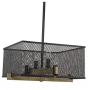 Channing 28" Modern 4-Light Pendant Light Chandelier, Industrial Farmhouse