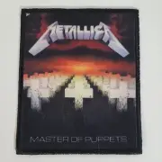 METALLICA Master Of Puppets SMALL PATCH Printed Band Logo