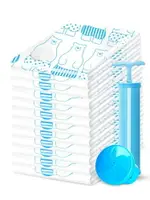 真空壓縮袋 華邦抽真空壓縮袋11件套送手泵 大號加厚棉被子衣物真空袋收納袋 全館免運