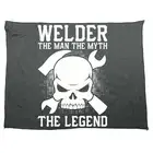 Welder The Man Myth Legend Skull - Kitchen Cleaning Cloth Dish Tea Towels Towel