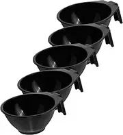 Ipetboom 1set DIY Hair Dye Mixing Bowl Sturdy Hair Tinting Bowls for Mixing for Hairdressing and Facial Masks Lightweight and Portable for Travel 5pcs