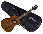 Luna Vintage Mahogany Baritone Ukulele NEW Satin Natural - VMB uke w/ LIGHT CASE