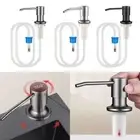 Brushed Nickel Soap Dispenser Extension Rust-resistant Countertop Soap Pump