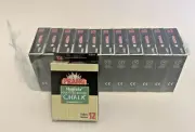 Vintage Prang Hygieia Yellow 31344 Dustless Chalk 12 Boxes 144 Total Pcs NOS