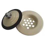 EZYFIX 50mm Ivory Retrofit Waste Insert And Plug Bath Repair Kit