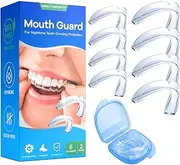 Bruxism Mouth Guard, Moldable Mouth Guard for Teeth Grinding, Anti Snore Mouthguard for Clenching, Tmj, Bruxism, Sport Athletic,Teeth Clenching 2 Sizes with Two Travel Cases