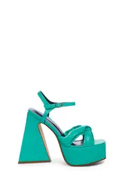 [Lemon Drop by Privileged] Hiner Platform Heels- Green