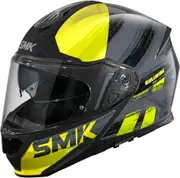 SMK Gullwing Tourleader, flip up helmet , color: Yellow/Grey/Black , size: XS