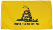 Don't Tread on Me 2x3FT Flag Banner Gadsden Tea Party Patriot Conservative USA
