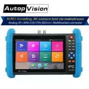 4K H.265/H.264 CCTV Camera Tester 8MP TVI CVI 5MP AHD SDI CVBS IP tester monitor
