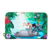 Jungle Book Faux Leather Bare Necessities Zipped Around Closured Wallet