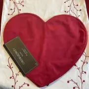 CYNTHIA ROWLEY Set Of (2) Heart Placemats Velvet Valentine's Day Red NWT