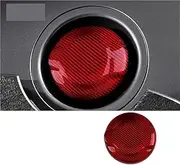 Dry Carbon Fiber Gas Fuel Tank Cap Cover Compatible For MINI F55 F56 2014-2023 F57 2016-2023 Frame Protector Cover Decor Car Accessories(55 56 14-23,Red)
