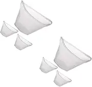2sets Nylon Nut Milk Bag Reusable Kitchen Strainer Bag Fine Mesh Strainer Juice Food Filter Food Waste for Sink 3pcs*2