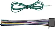 EMSea 1pc 16Pin 12V Car Stereo Power Speaker Wire Harness Plug Compatible with Pioneer Radio DEH AVH AVIC MVH FH SPH Wire Harness Length Approx 15cm Green Line Length Approx 1m