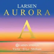 Larsen Aurora violin strings set 4/4 with D silver medium