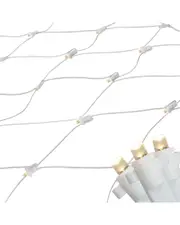 Northlight 4x6ft Warm White LED Wide Angle Net Style Christmas Lights