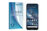 [Set of 2] Nokia 8.3 5G Tempered Glass Crystal Clear Premium 9H HD Screen Protector by MEZON Case Friendly, Shock Absorption (Nokia 8.3 5G, 9H)