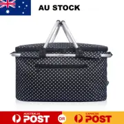 Eaglemate Foldable Insulated Picnic Basket Cooler BPA FREE Lining Great for Gift