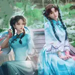 王者榮耀COS服 西施COS詩語江南 民國風COSPLAY兒童舞臺錶演服裝 萬聖節服裝大人 派對服飾 角色扮演服 S8A