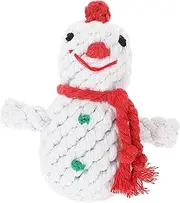 Happyyami Handwoven Cotton Rope Dog Chew Toy Puppy Teething Toy for Small Dogs Enrichment Pet Bright Colors